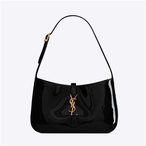 ysl bags patent leather|YSL hobo bag sizes.